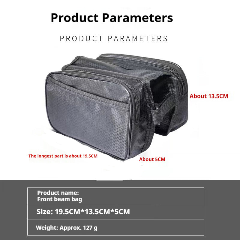 Waterproof Mountain Bike Head Mobile Phone Bag Equipment