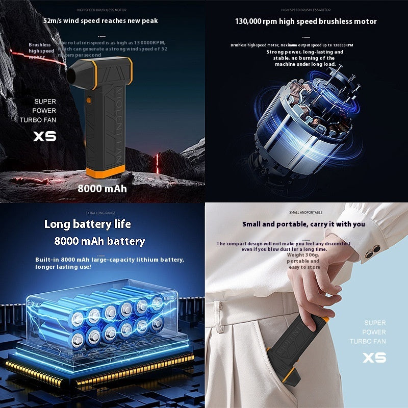 Violent Turbo Fan X3 High-speed Supercharging