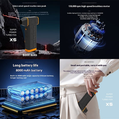 Violent Turbo Fan X3 High-speed Supercharging