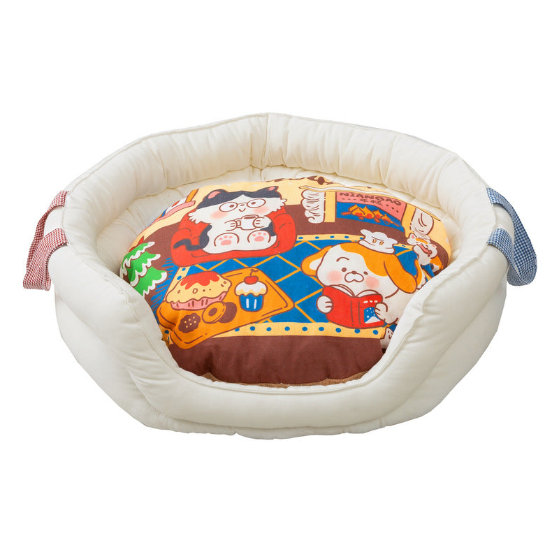 Winter Series Autumn And Winter Cat Deep Sleep Nest